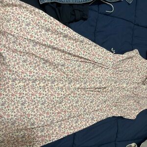 ANTONIO MELANI Floral Pink and White Dress